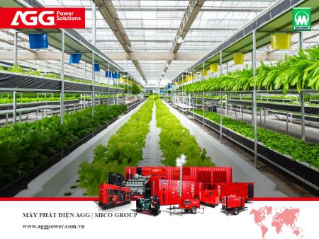Máy phát điện AGG phục vụ ngành nông nghiệp